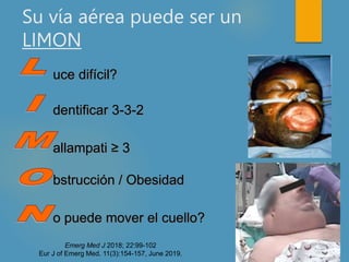 SECUENCIA rapida de intubacion en anestesia | PPT
