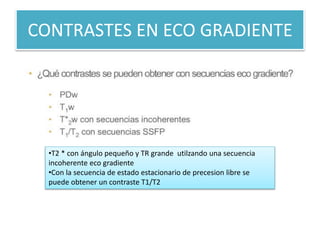 Secuencias en RM | PPTX