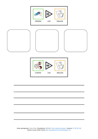 Autor pictogramas: Sergio Palao Procedencia: ARASAAC http://catedu.es/arasaac/ Licencia: CC (BY-NC-SA)
Autora: Amaya Padilla Collado http://www.garachicoenclave.blogspot.com
 