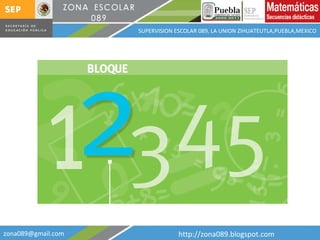 [email_address] http://zona089.blogspot.com SUPERVISION ESCOLAR 089, LA UNION ZIHUATEUTLA,PUEBLA,MEXICO 