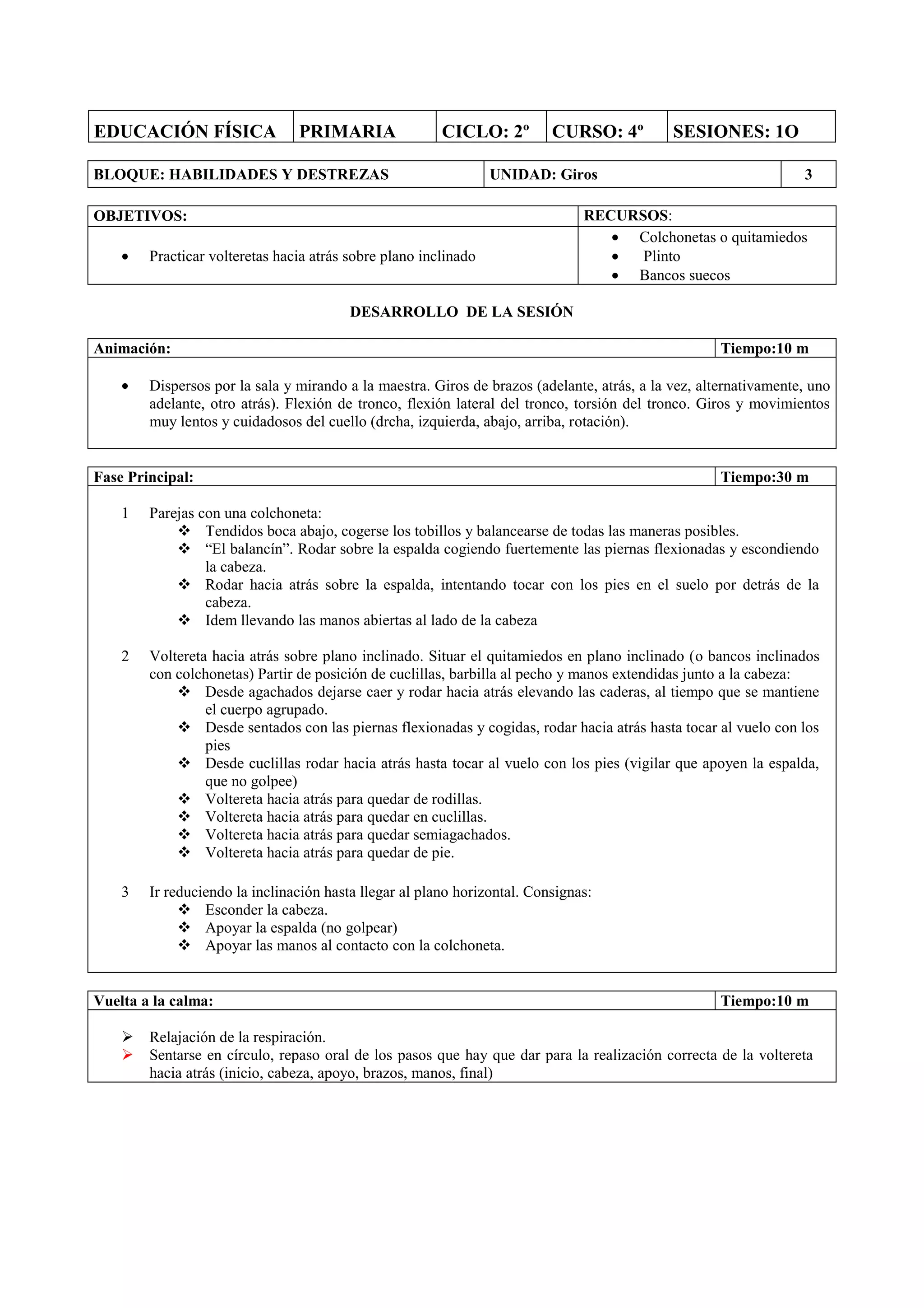 Secuencias Did cticas Sobre Giros Segundo Ciclo DOCX