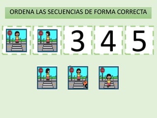 1 3 4
2
ORDENA LAS SECUENCIAS DE FORMA CORRECTA
5
 