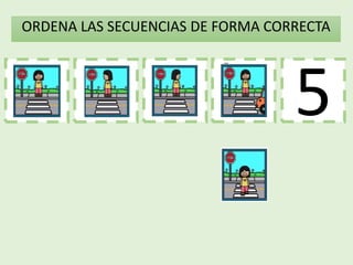 1 3 4
2
ORDENA LAS SECUENCIAS DE FORMA CORRECTA
5
 