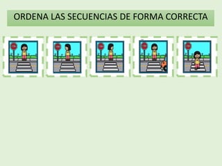 1 3 4
2
ORDENA LAS SECUENCIAS DE FORMA CORRECTA
5
 