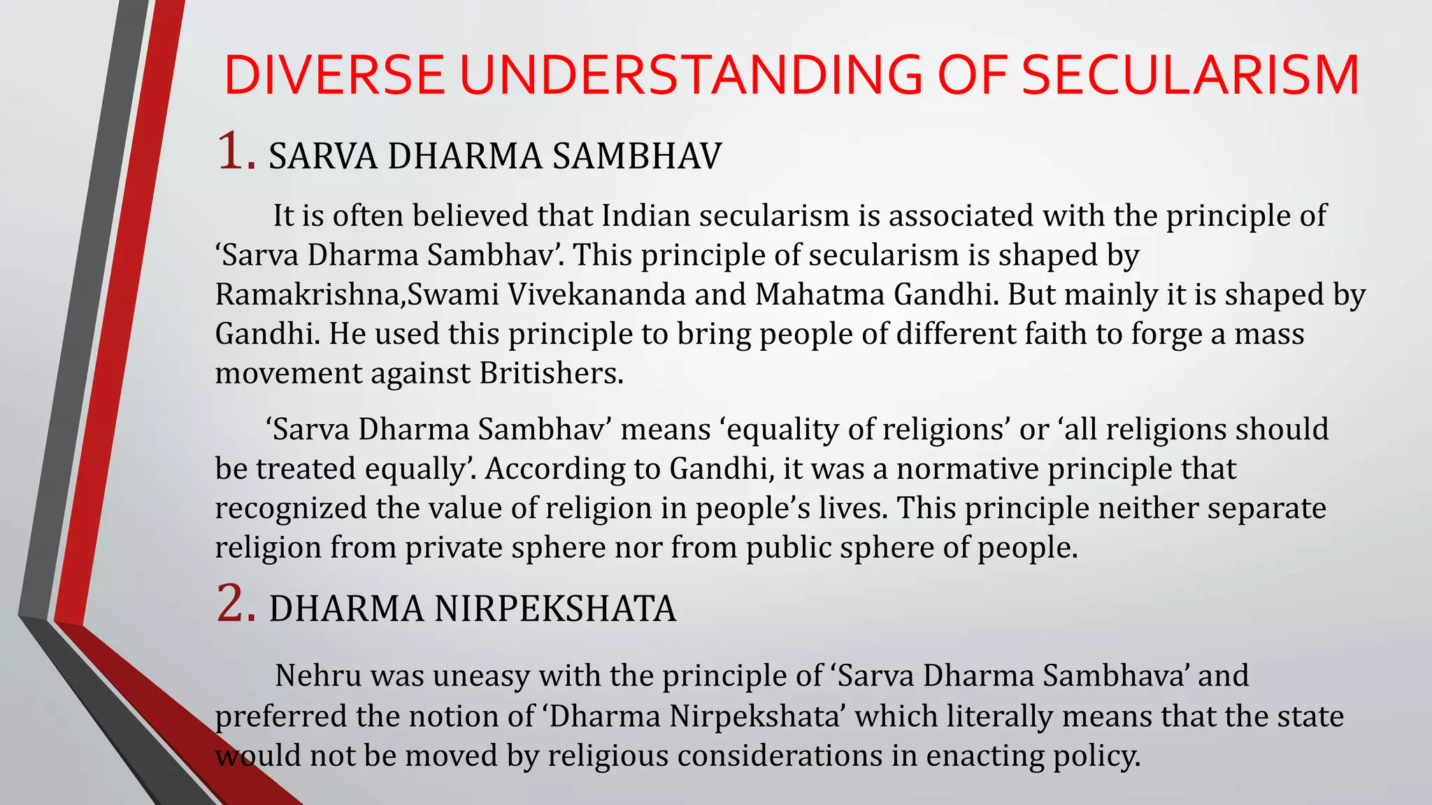 Secularism: