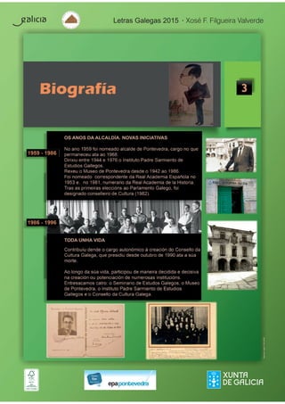 Letras Galegas 2015 • Xosé F. Filgueira Valverde
DepósitoLegal:C501-2015
 