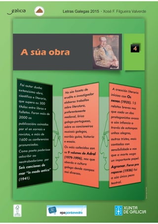 Letras Galegas 2015 • Xosé F. Filgueira Valverde
DepósitoLegal:C501-2015
 