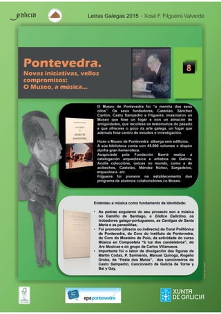 Letras Galegas 2015 • Xosé F. Filgueira Valverde
DepósitoLegal:C501-2015
 