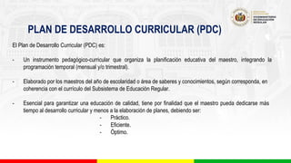 Guía Completa para la Elaboración del Plan de Desarrollo Curricular en ...