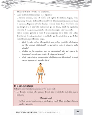 25EDUCACIÓN SECUNDARIA * SEXTA SESIÓN ORDINARIA





 