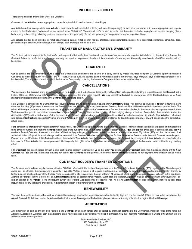 Endurance Secure Coverage Plan