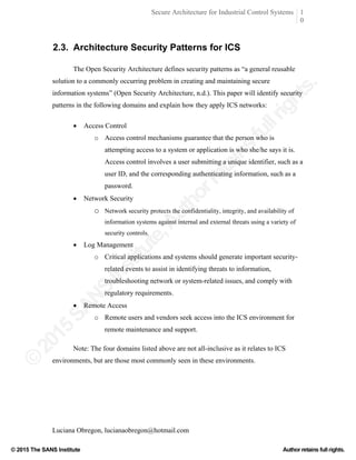 Secure architecture-industrial-control-systems-36327 | PDF