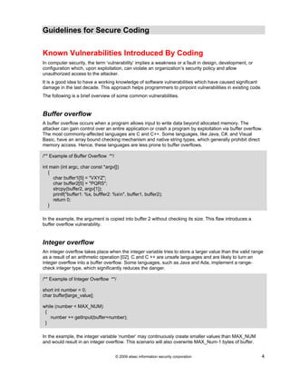 Secure coding-guidelines | PDF