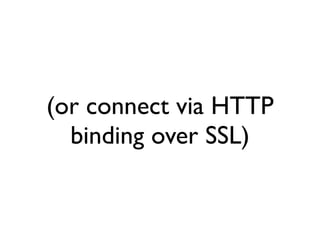 Secure Communications with Jabber