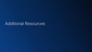 Additional Resources
 