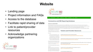 SECURE-IBD Updates on COVID-19 and impact on IBD patients | PPTX