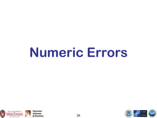 26
Numeric Errors
 