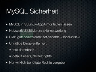 High Security PHP Applications