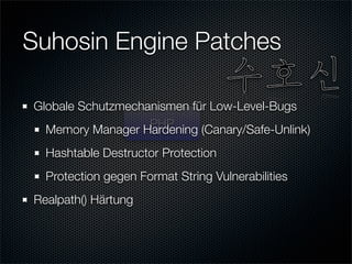 High Security PHP Applications