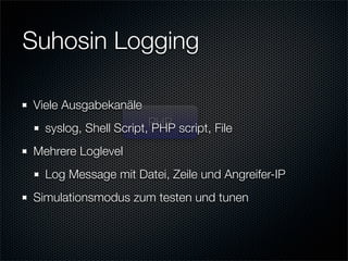 High Security PHP Applications