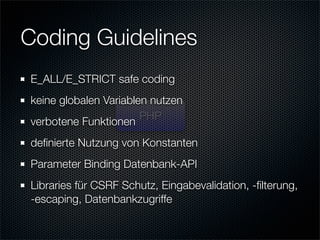 High Security PHP Applications
