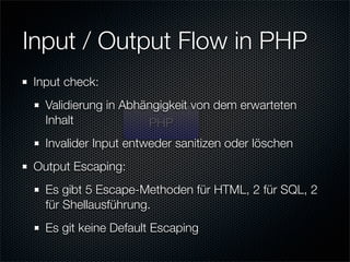 High Security PHP Applications