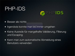 High Security PHP Applications
