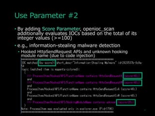 openioc_scan - IOC scanner for memory forensics | PDF