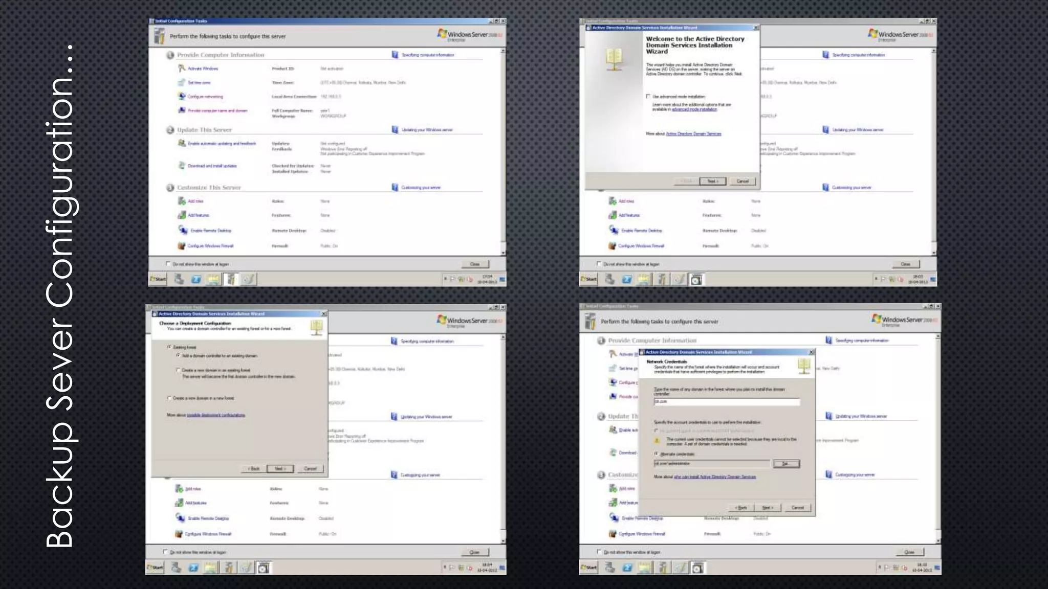BackupSeverConfiguration…
 