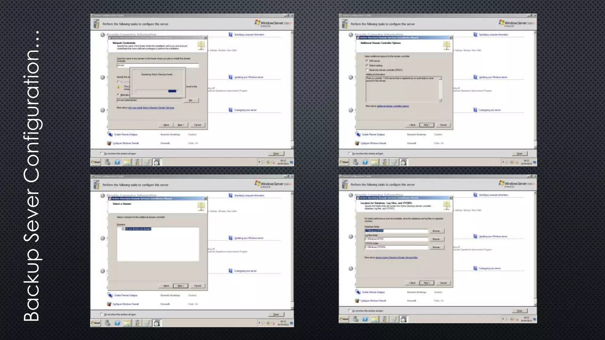 BackupSeverConfiguration…
 