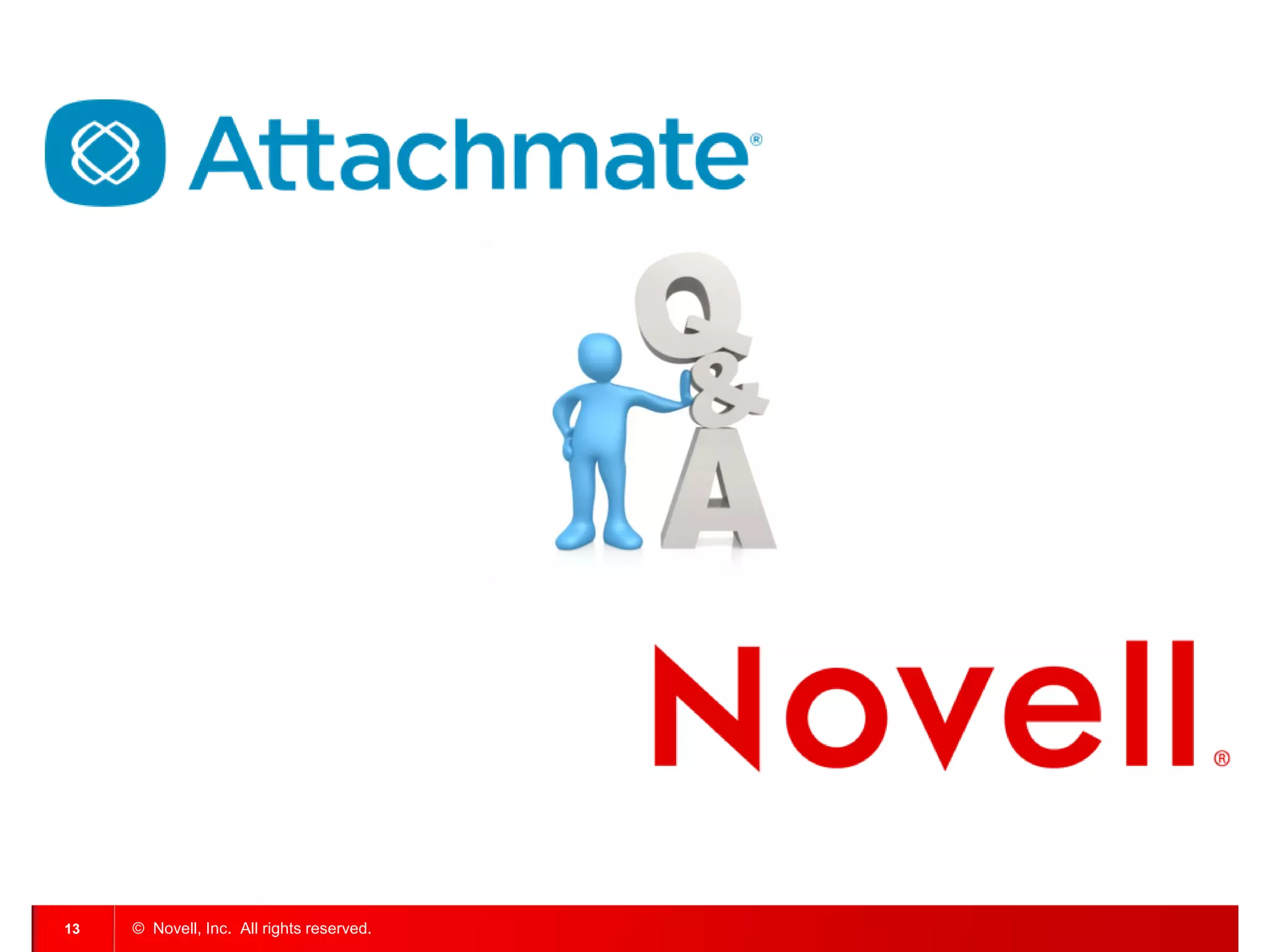 © Novell, Inc. All rights reserved. 
13  