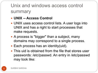 Unix Password Overview Secure architecture principles isolation and leas(CSS unit 3 Part 1) | PPTX