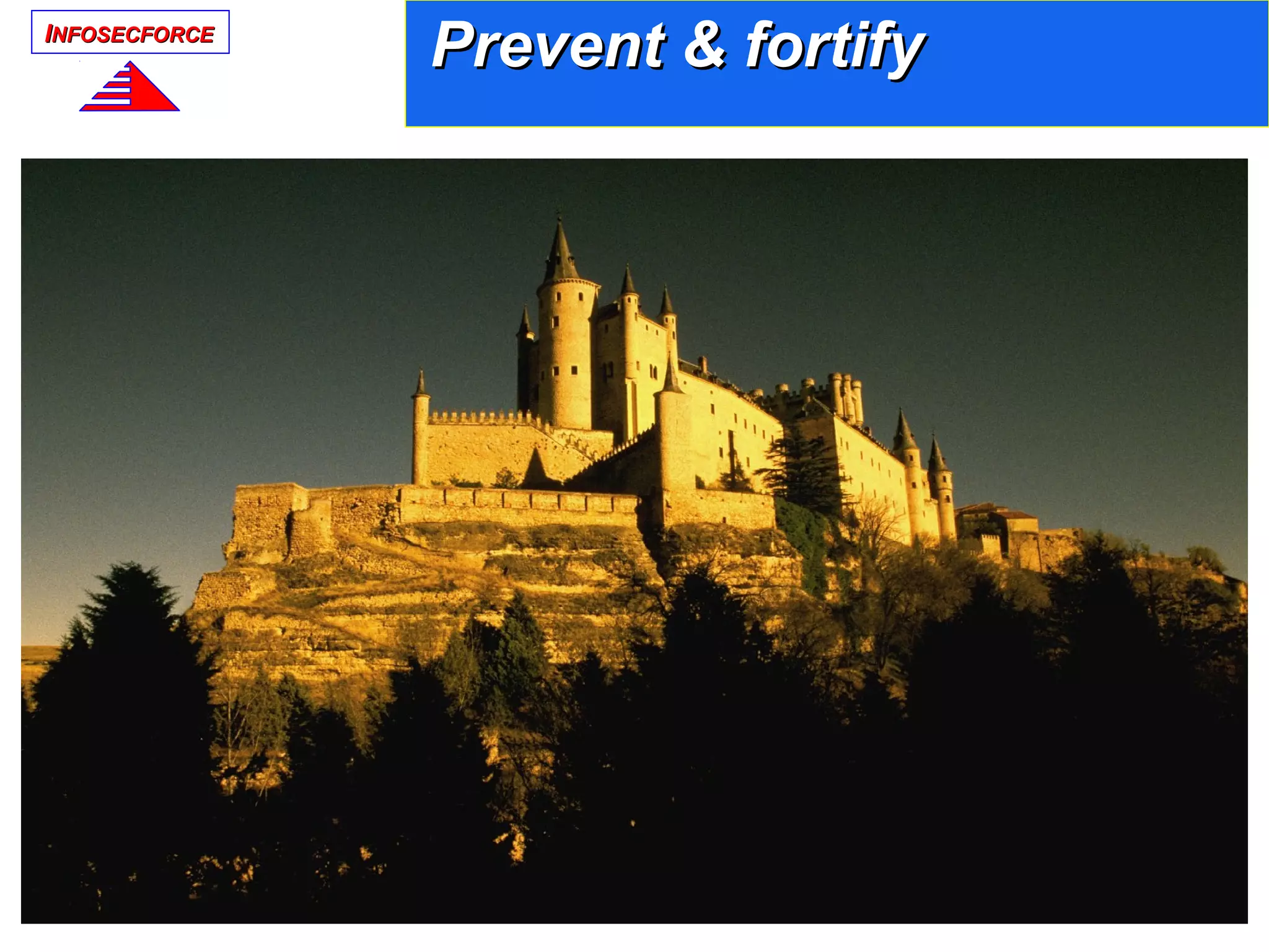 IINFOSECFORCENFOSECFORCE
Prevent & fortifyPrevent & fortify
 