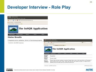 | 34 |
Except where otherwise noted, this work is licensed under a Creative Commons Attribution-ShareAlike 3.0 License.
Developer Interview - Role Play
 