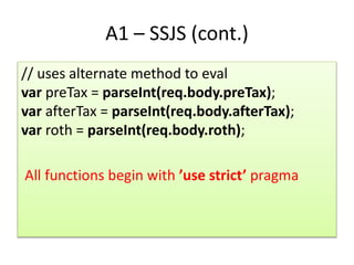 Secure Coding for NodeJS | PPTX