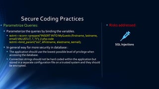 Secure coding guidelines | PDF
