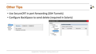 Vandyke SecureCRT tips and tricks PPTX