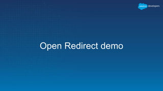 Open Redirect demo
 