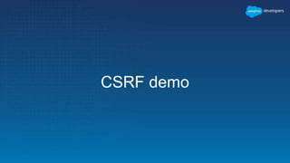 CSRF demo
 