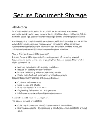 EDMS Next Secure Document Managementtttt | PDF