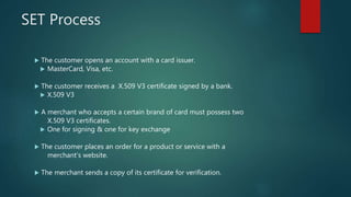 Secure Electronic Transaction (SET) | PPTX