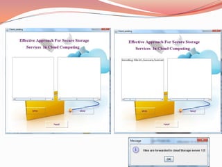 Secure erasure code based cloud storage system with secure data ...