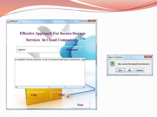 Secure erasure code based cloud storage system with secure data ...