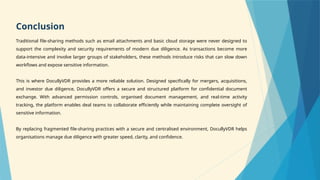 Traditional file sharing fails modern due diligence | PPTX