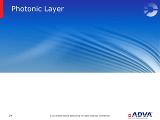 Secure, High Performance Transport Networks Based on WDM Technology | PDF