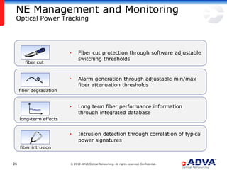Secure, High Performance Transport Networks Based on WDM Technology | PDF