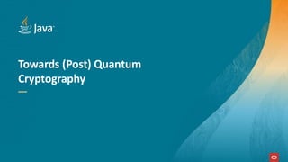 Secure Java Applications against Quantum Threats | PDF