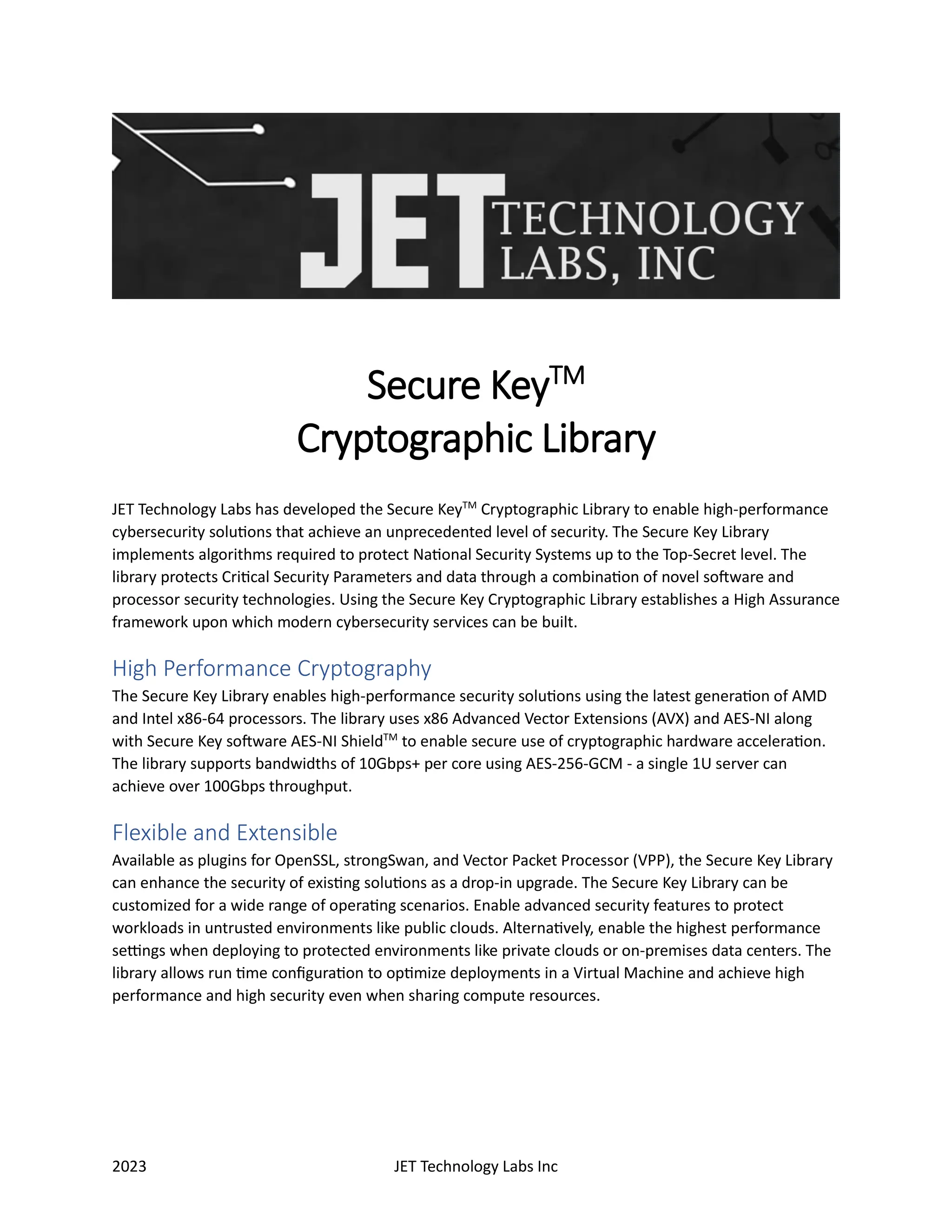 Secure Key Crypto - Tech Paper JET Tech Labs | PDF