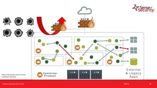 t
16/6/19 49
https://neuvector.com/run-time-
container-security/
© Sense of Security Pty Ltd 2019
 