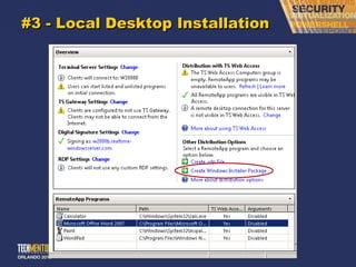 #3 - Local Desktop Installation 